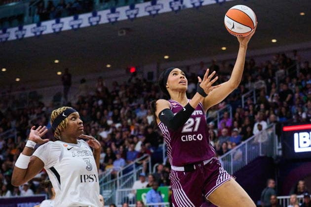 Basketball, Frauen, WNBA, Las Vegas Aces - Toronto Tempo
