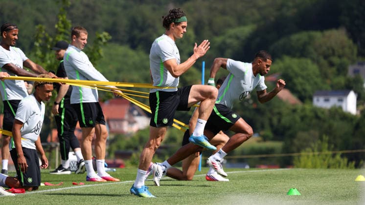 Fußball, 2. BL, VfL Wolfsburg, Trainingslager im Weimarer Land