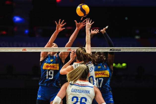 Volleyball, Frauen, Nations League, Italien - Niederlande
