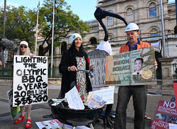 Brisbane 2032, Protest gegen die Olympischen Spiele