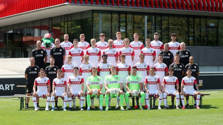 Fußball, 3. Liga, VfB Stuttgart II, Porträttermin 2026 2027