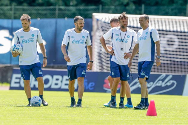 Fußball, Italien, SSC Neapel, Training