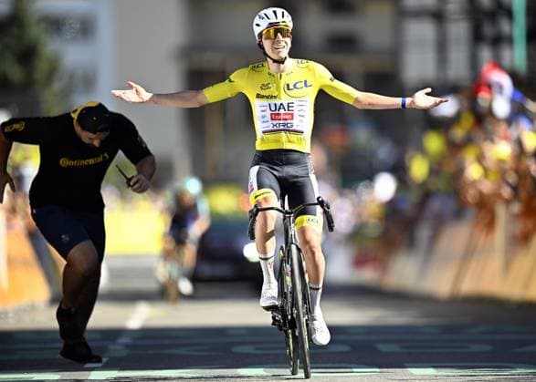 Radsport, Tour de France, 19. Etappe, Etappensieger Tadej Pogacar