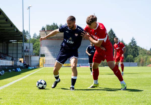 Fußball, RL West, TSV Steinbach Haiger - Sportfreunde Siegen