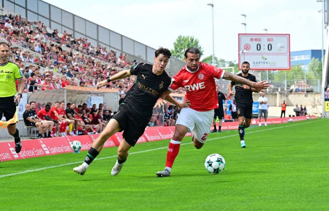 Fußball, Testspiel, Rot Weiss Essen - Borussia Mönchengladbach