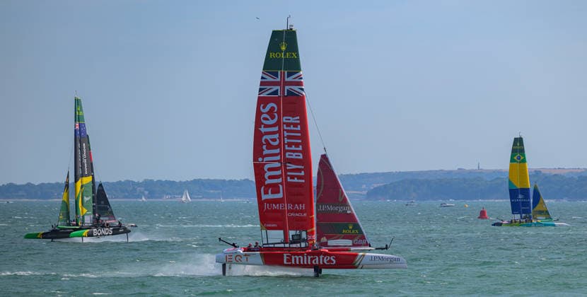 Segeln, SailGP in Portsmouth