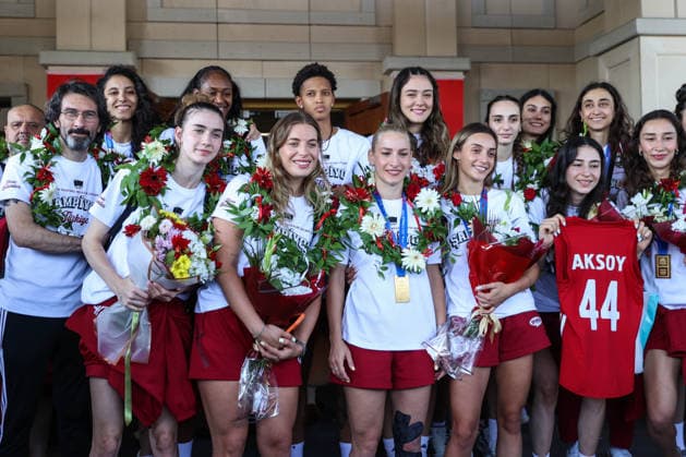 Volleyball, Frauen, Nations League, Türkei, Ankunft