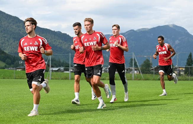 Fußball, 1. BL, 1. FC Köln, Trainingslager in Kitzbühel