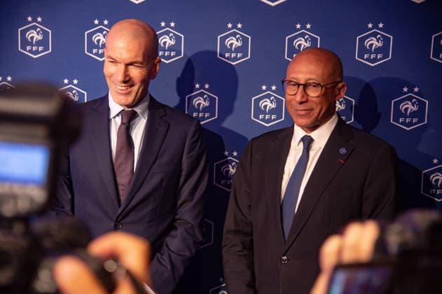 Fußball, Nationalteam Frankreich, Vorstellung von Trainer Zinedine Zidane