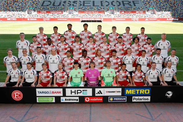 Fußball, 3. Liga, Fortuna Düsseldorf, Porträttermin 2026 2027