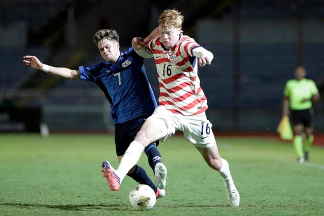 Football, CONCACAF U20, El Salvador - USA