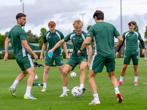 Fußball, Hibernian Edinburgh, Training
