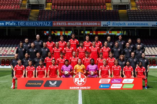 Fußball, 2. BL, 1. FC Kaiserslautern, Porträttermin 2026 2027