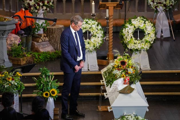 Rudern, Olaf Tufte Beerdigung in Horten, Norwegen