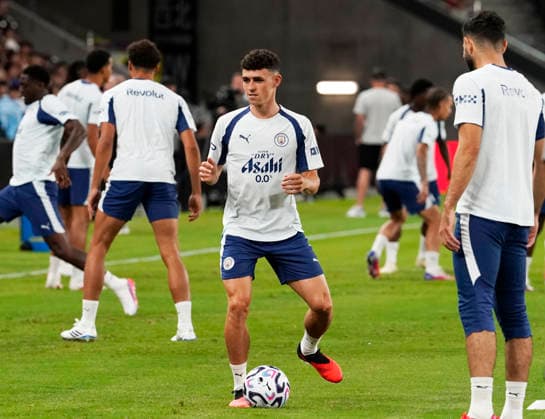 Fußball, England, Manchester City, Training