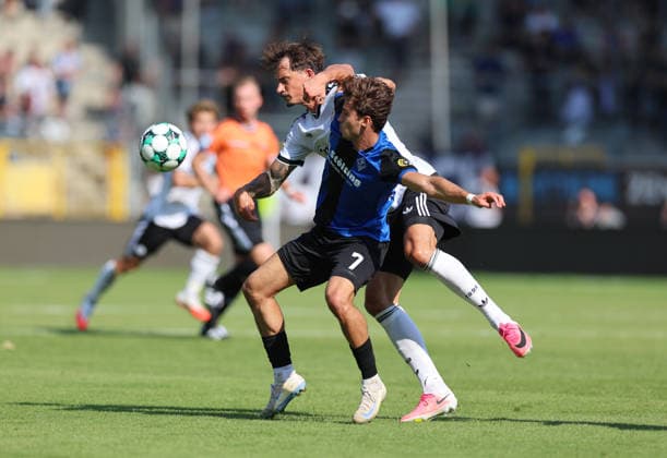 Fußball, Testspiel, SV Waldhof Mannheim - Eintracht Frankfurt