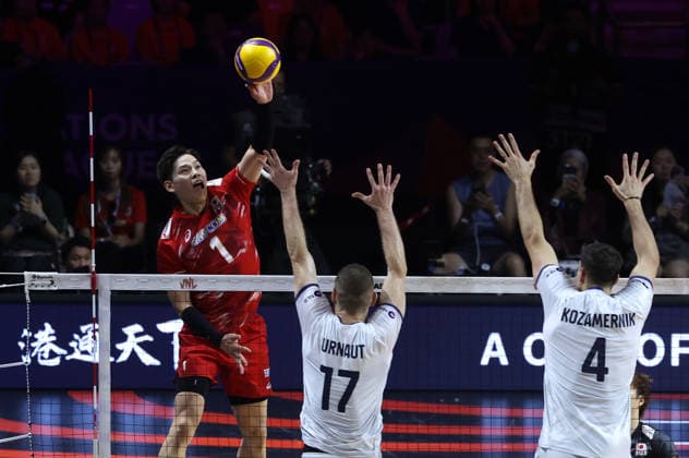 Volleyball, Männer, Nations League, Spiel um Platz 3, Slowenien - Japan