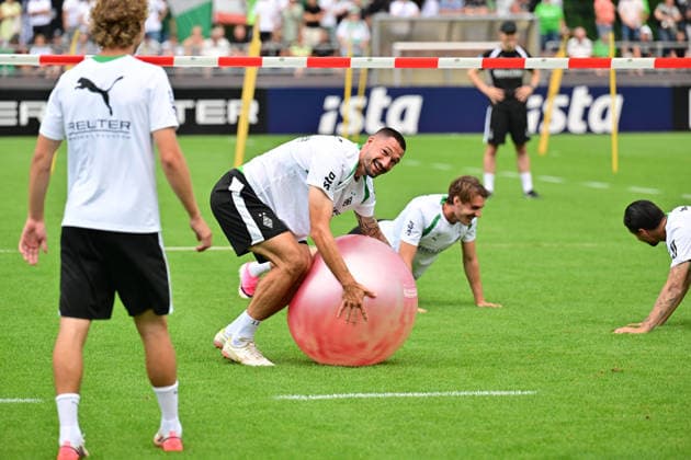 Fußball, 1. BL, Borussia Mönchengladbach, Trainingslager am Tegernsee