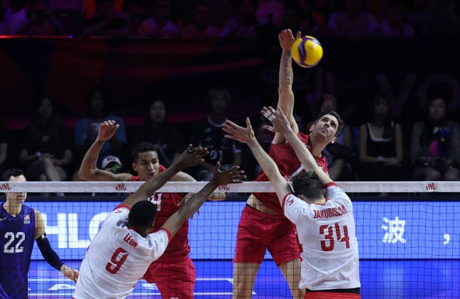 Volleyball, Männer, Nations League, Playoffs, USA - Polen