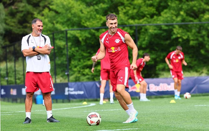 Fußball, 1. BL, RB Leipzig, Trainingslager in Saalfelden