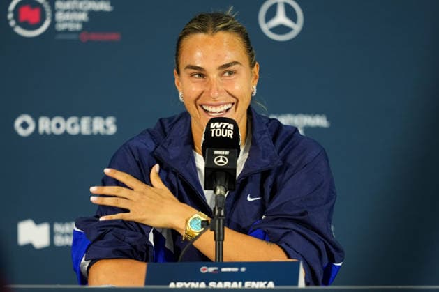 Tennis, WTA-Turnier in Toronto, Pressekonferenz Aryna Sabalenka
