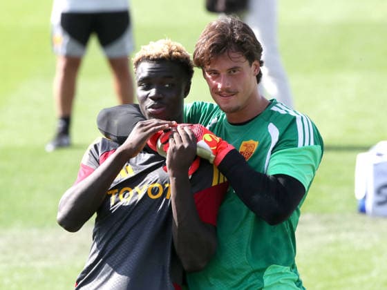 Fußball, Italien, AS Rom Training