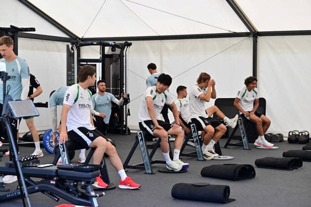Fußball, 1. BL, Borussia Mönchengladbach, Trainingslager am Tegernsee