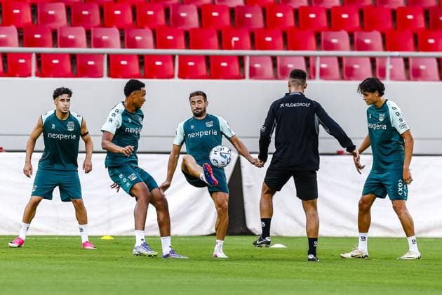 Fußball, CL-Quali, NEC Nijmegen, Training