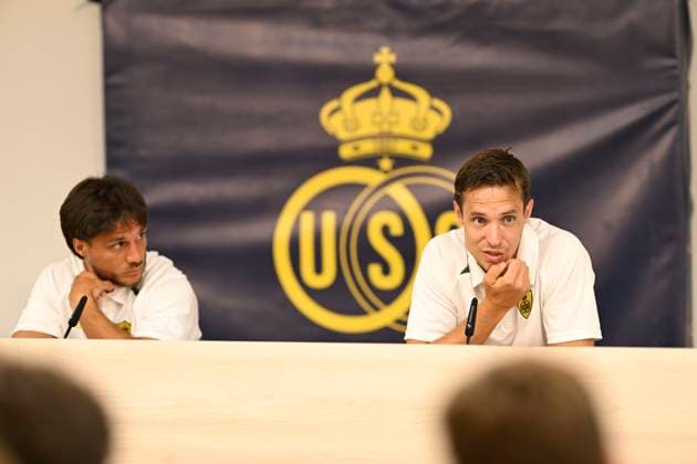 Fußball, CL-Quali, Royale Union Saint-Gilloise, Pressekonferenz
