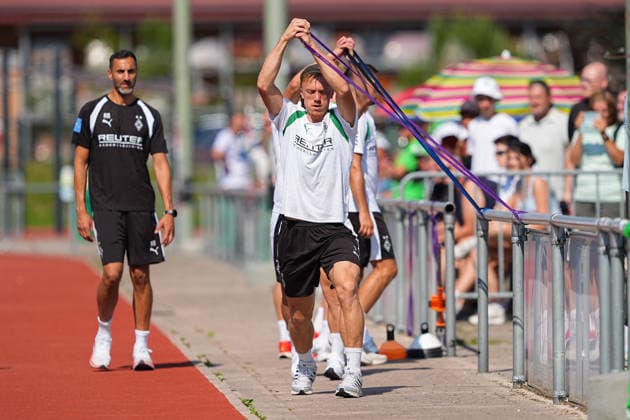 Fußball, 1. BL, Borussia Mönchengladbach, Trainingslager am Tegernsee