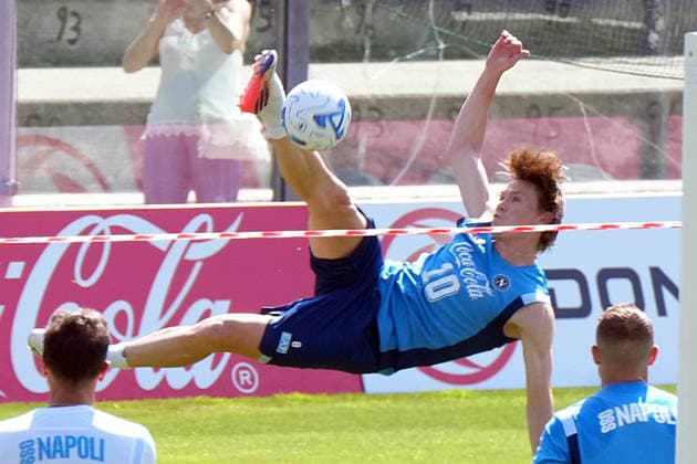 Fußball, Italien, SSC Neapel, Training