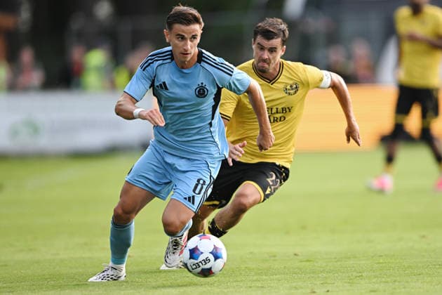 Fußball, CL-Quali, Mjällby AIF - Slovan Bratislava
