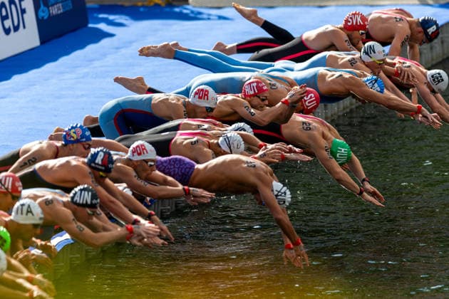 Schwimmen, EM in Paris, Freiwasser, Männer, 5km