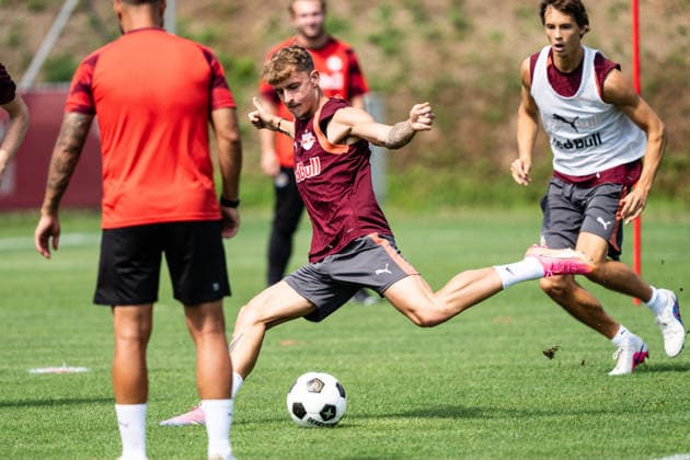 Fußball, CL-Quali, Red Bull Salzburg, Training