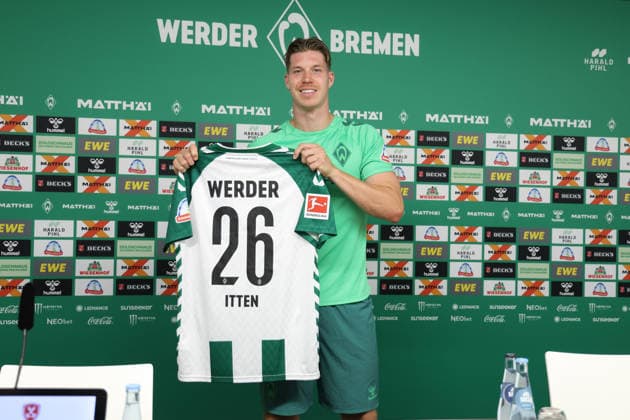 Fußball, 1. BL, SV Werder Bremen präsentiert Neuzugang Cedric Itten
