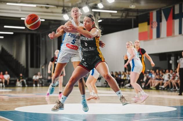 Basketball, Frauen, U18 EM, Finnland - Deutschland
