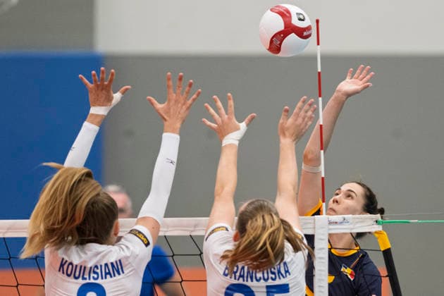 Volleyball, Testspiel, Tschechien - Rumänien