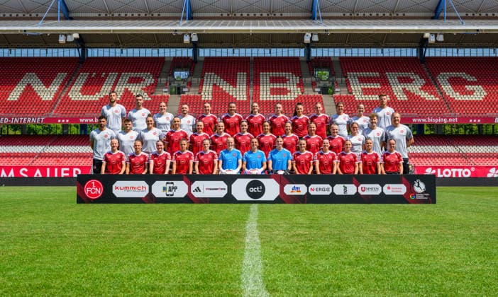 Fußball, Frauen, 1. BL, 1. FC Nürnberg, Porträttermin 2026 2027