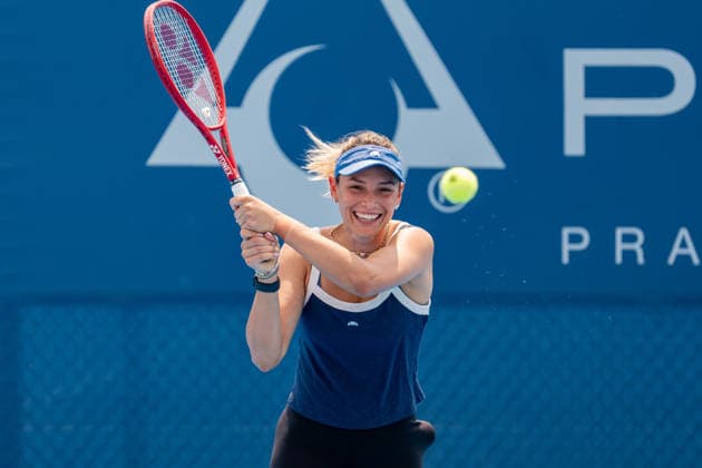 Tennis, WTA-Turnier in Cincinnati, Training