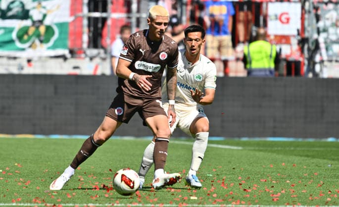 Fußball, 2. BL, FC St. Pauli - SpVgg Greuther Fürth