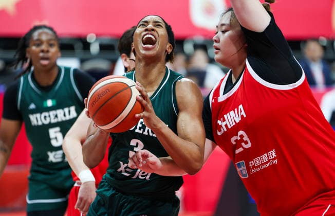 Basketball, Frauen, Testspiel, China - Nigeria