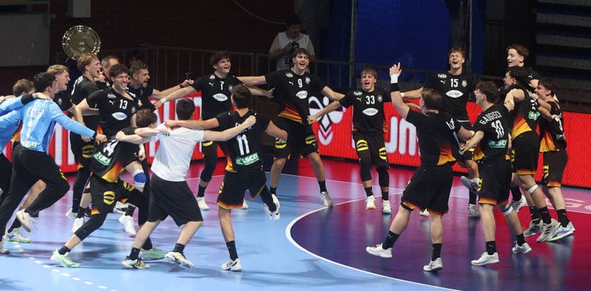 Handball, U18 EM, Deutschland - Slowenien, Deutschland ist Europameister
