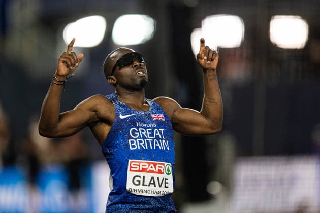 Leichtathletik, EM in Birmingham, 100m, Männer, Europameister Romell Glave