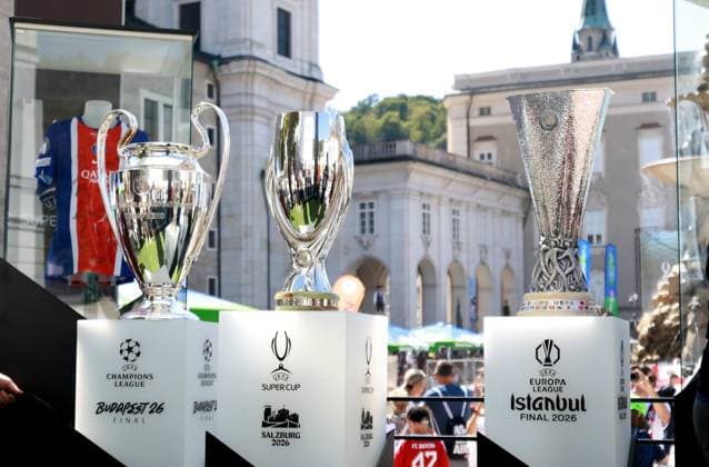 Fußball, UEFA Supercup in Salzburg, Paris St. Germain - Aston Villa, Impressionen