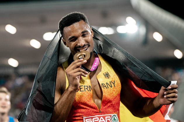 Leichtathletik, EM in Birmingham, Männer, Zehnkampf, Europameister Leo Neugebauer