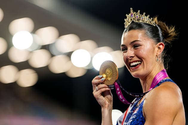 Leichtathletik, EM in Birmingham, Frauen, 200m, Europameisterin Amy Hunt