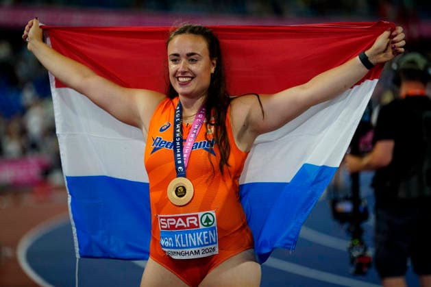 Leichtathletik, EM in Birmingham, Diskus, Frauen, Europameisterin Jorinde van Klinken