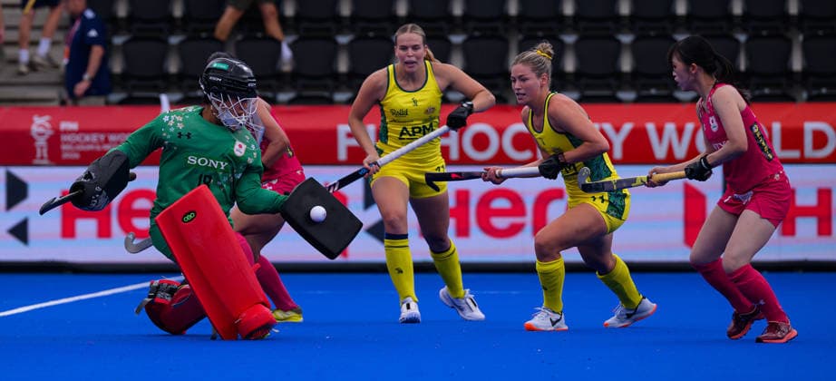 Feldhockey, Frauen, FIH WM, Australien - Japan