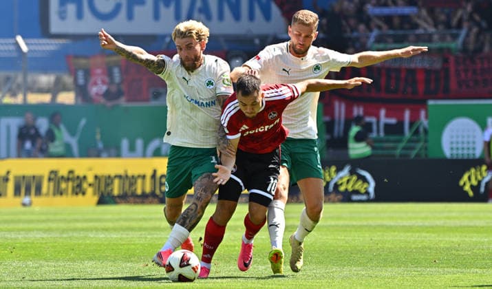 Fußball, 2. BL, SpVgg Greuther Fürth - 1. FC Nürnberg