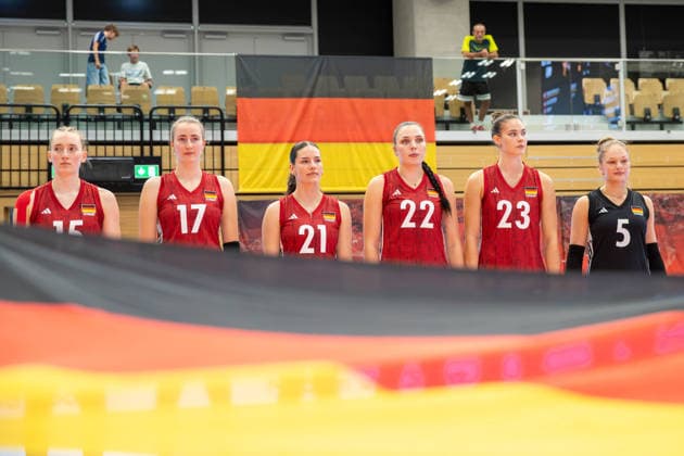 Volleyball, Frauen, Länderspiel, Österreich - Deutschland